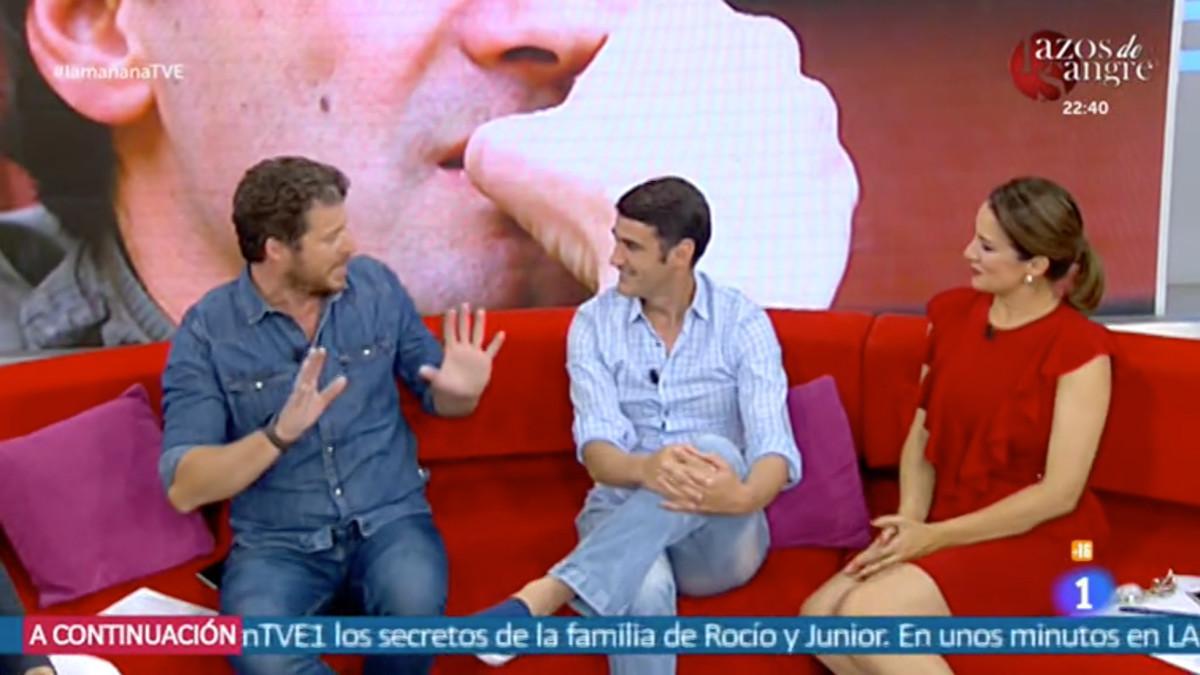 Jota Abrl y Silvia Jato con Jesulín de Ubrique en 'La mañana'