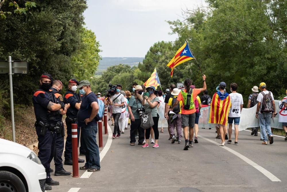 Protestes en contra de la visita dels reis a Catalunya