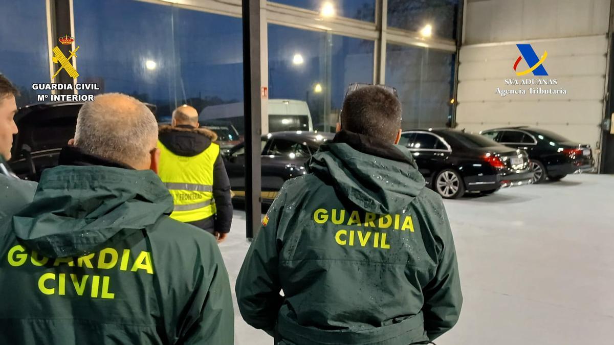 Vehículos intervenidos por la Guardia Civil