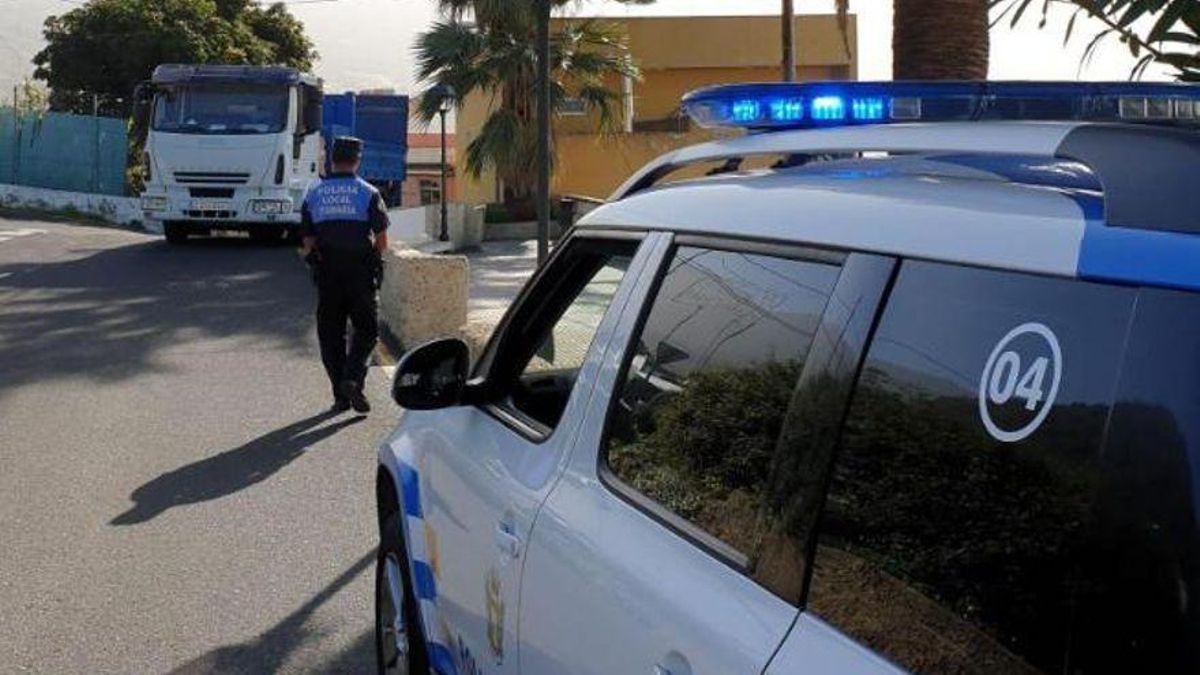 Imagen de archivo de un policía local de La Orotava