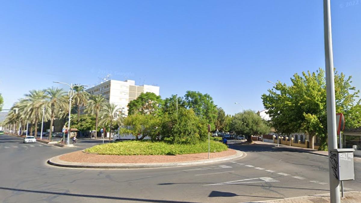 Glorieta del Palo, en el Sector Sur, donde se ha registrado el accidente.