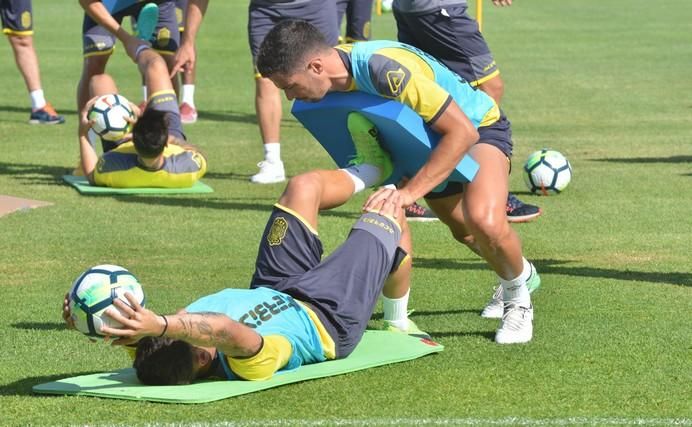 Primer entrenamiento de la UD Las Palmas