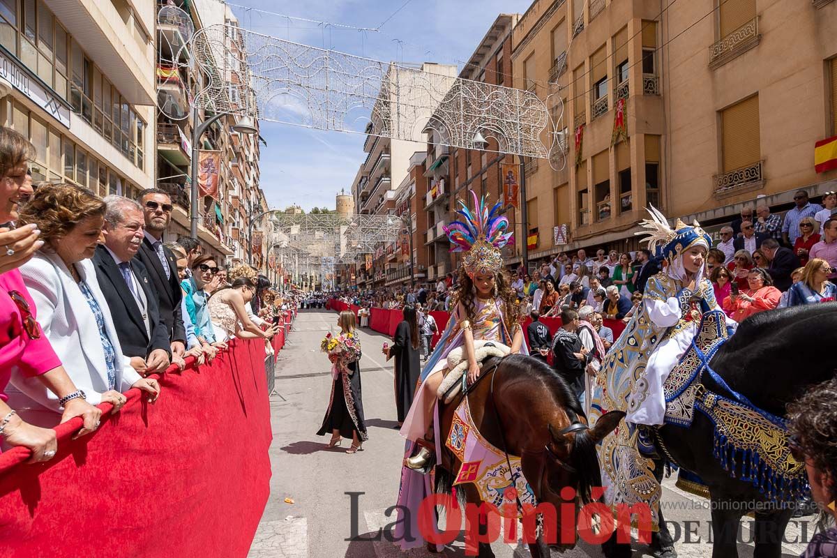 Desfile infantil del Bando Moro en las Fiestas de Caravaca