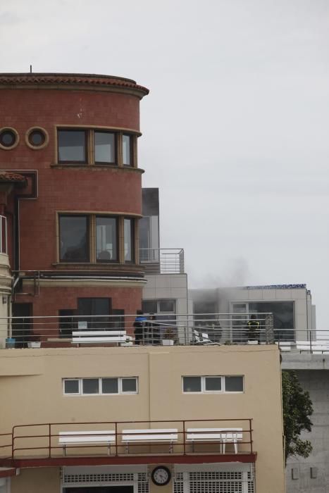 Incendio en la sauna del real Club de Regatas