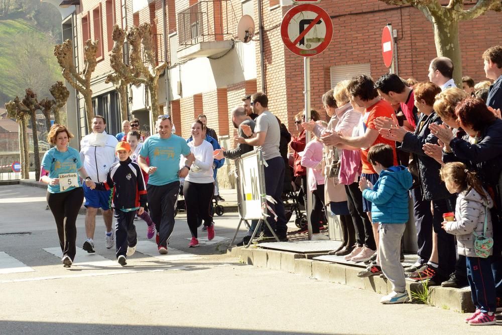 El "comando tortuga", Yago e Izan, en la carrera