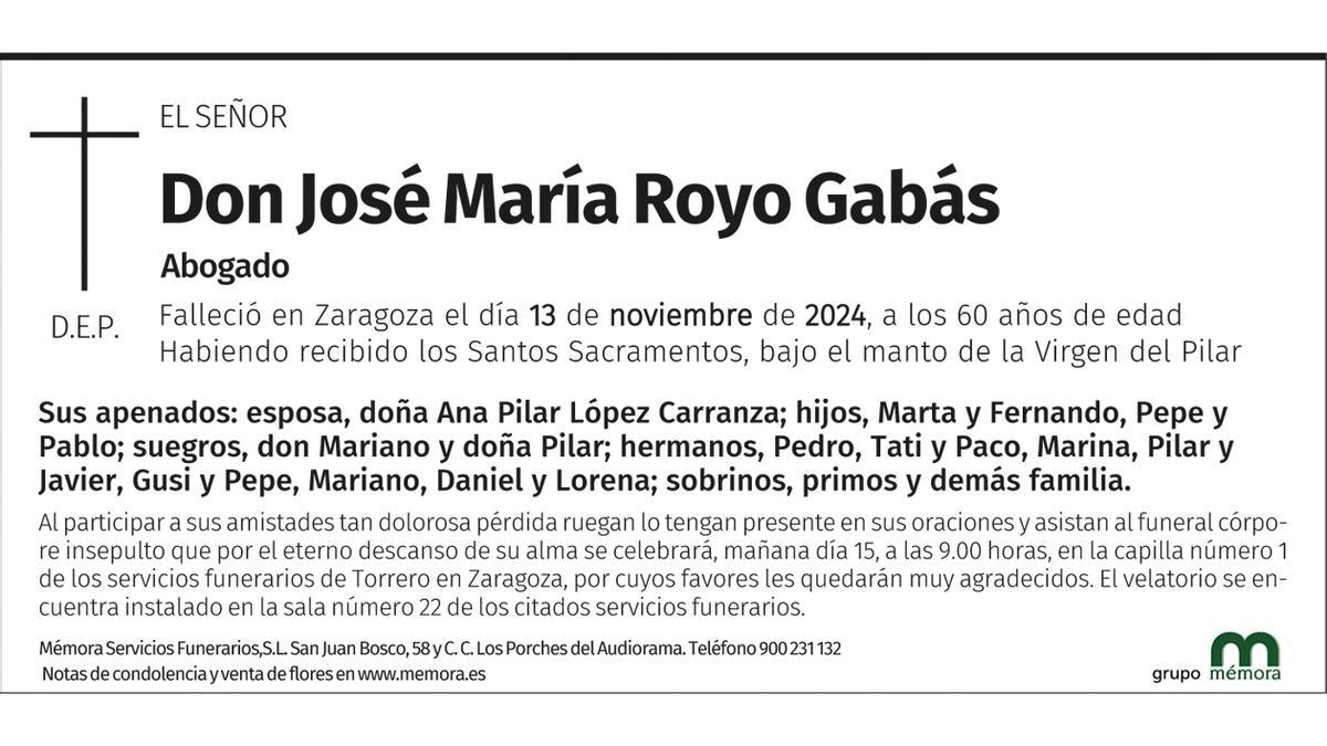 José María Royo Gabás