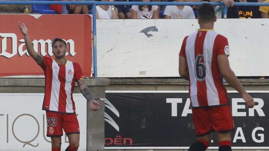 Aleix Garcia ha jugat davant el Sevilla els seus primers minuts oficials amb el Girona