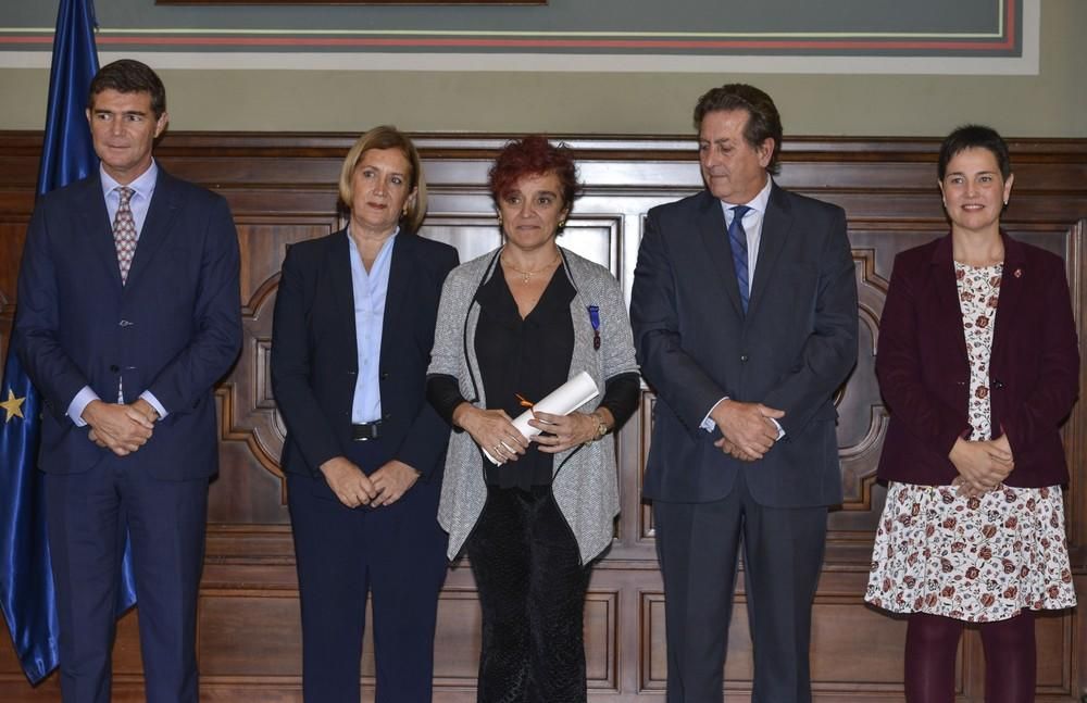 Entrega de medallas al mérito de la protección civil