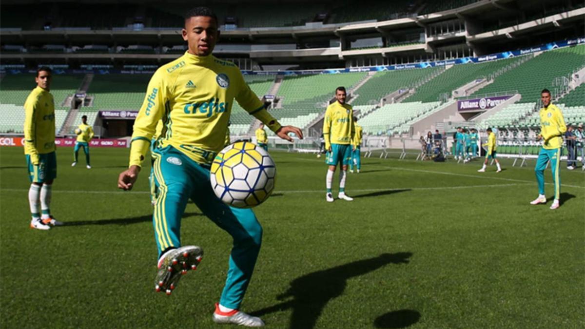 Gabriel Jesus, jugador del Palmeiras