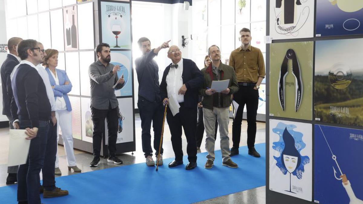 Un momento de la inauguración de la Bienal Internacional Terras Gauda.