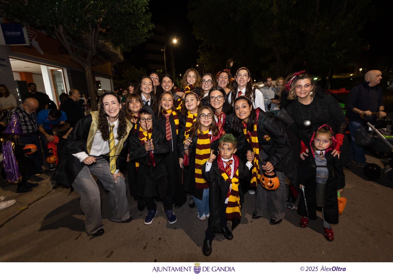 Halloween en el barrio de Corea de Gandia
