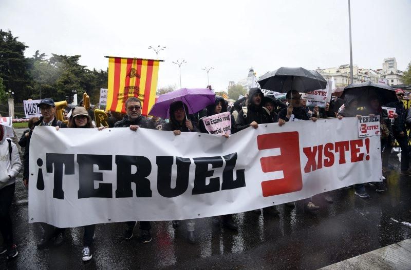 Manifestación 'Revuelta de la España vaciada' en Madrid