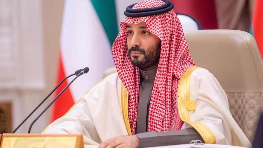 El príncipe heredero de Arabia Saudí, Mohamed bin Salmán, en Riad.