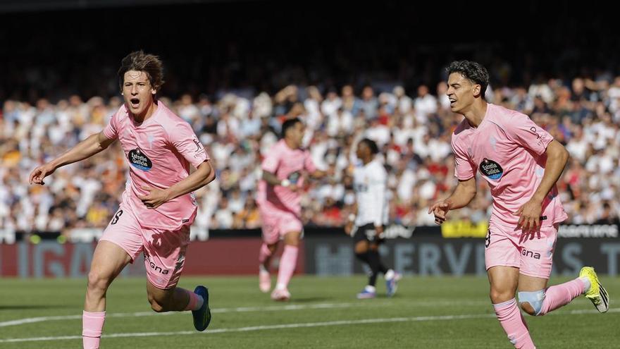 Giráldez agita y el Celta se rebela en Mestalla