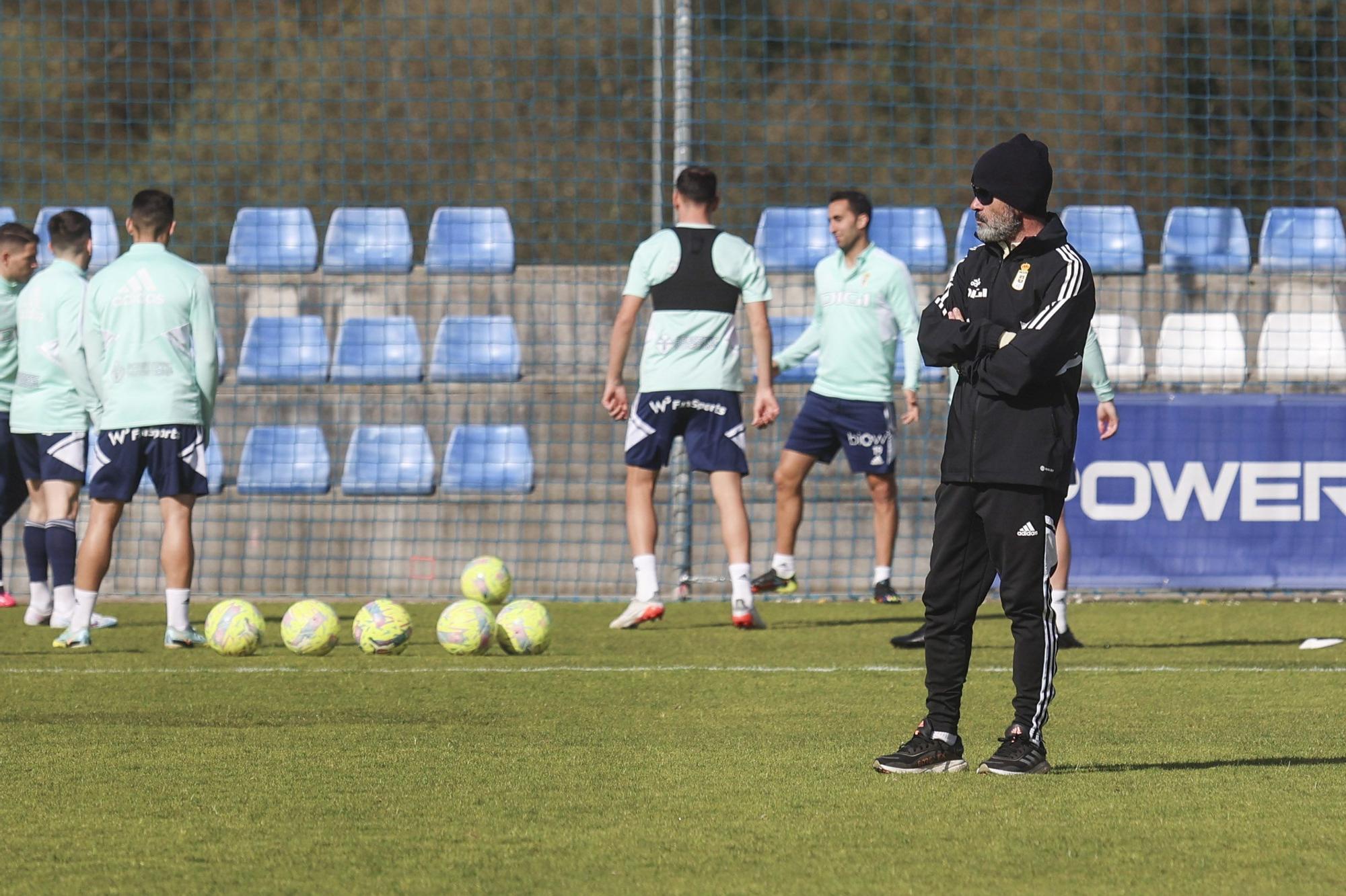 EN IMÁGENES: el entrenamiento del Oviedo