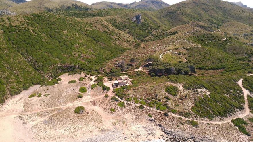 Vista general del Parc Natural de la Península de Llevant.