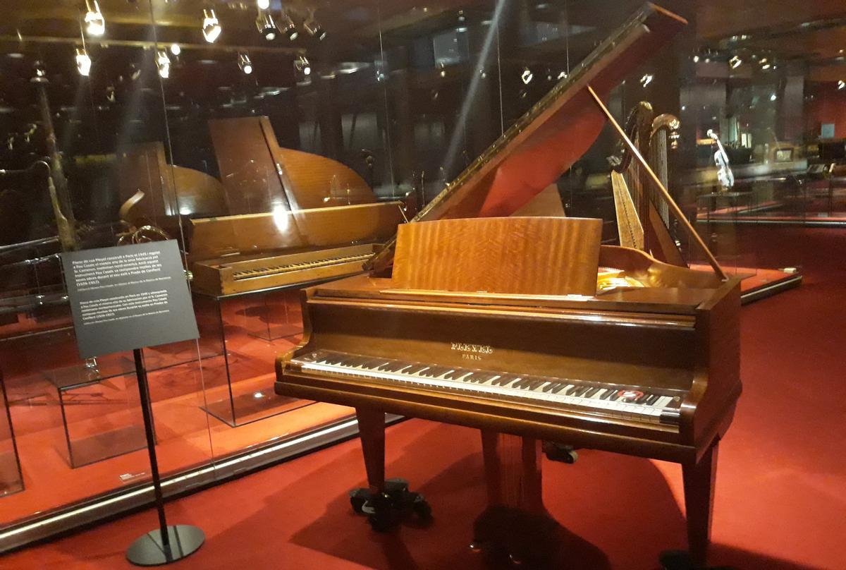 El histórico piano en el que Pau Casals compuso algunas de sus obras en el exilio.