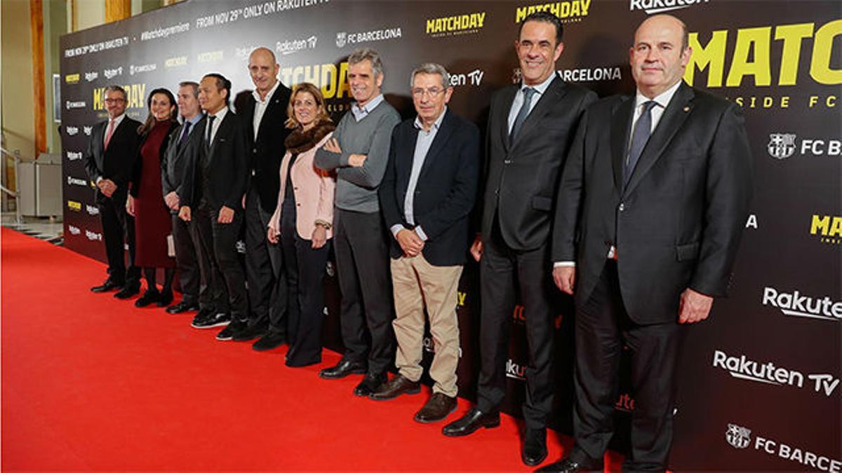 Así ha sido la alfombra roja en el estreno del documental Matchday