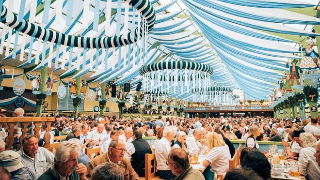 Beer Tent, Octoberfest in Munich, Germany