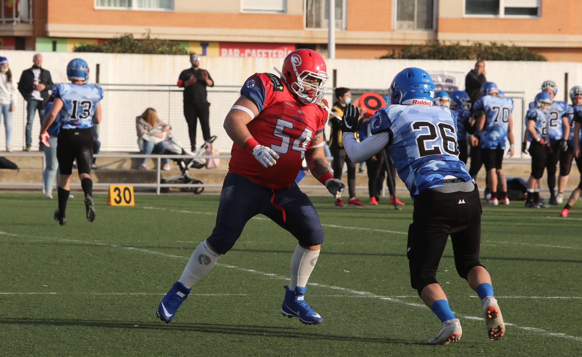 Valencia Giants contra Alicante Sharks de LNFA Serie B