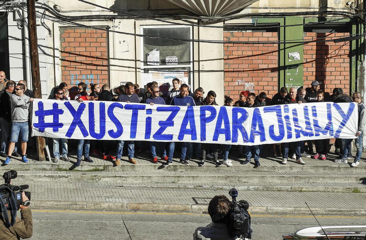 Protesta para pedir que se investigase la muerte de Jimmy.