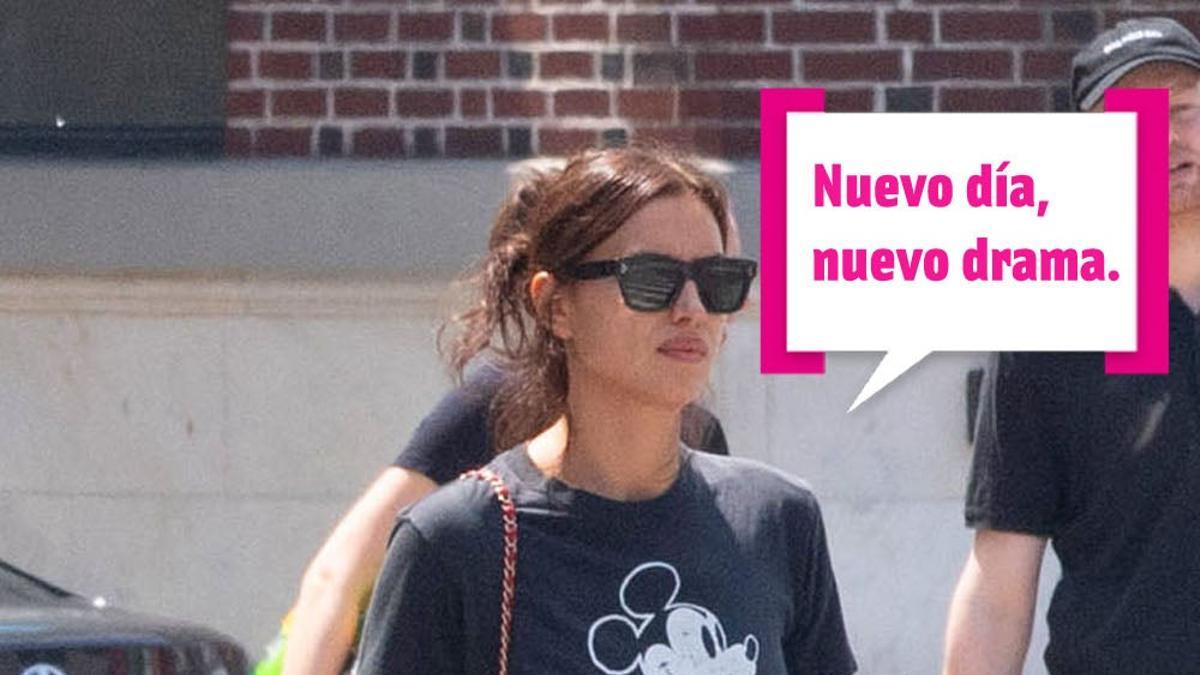 Toca paseo: Irina Shayk y Bradley Cooper y el bebé