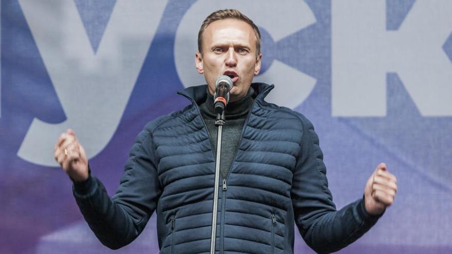 Alexei Navalni, en una manifestación