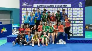 Ibiza brilla y corona en la isla a los campeones de España Sub-17 de bádminton