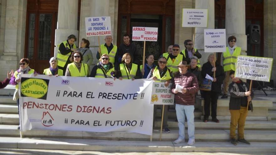 Los pensionistas, de nuevo a las calles de Cartagena