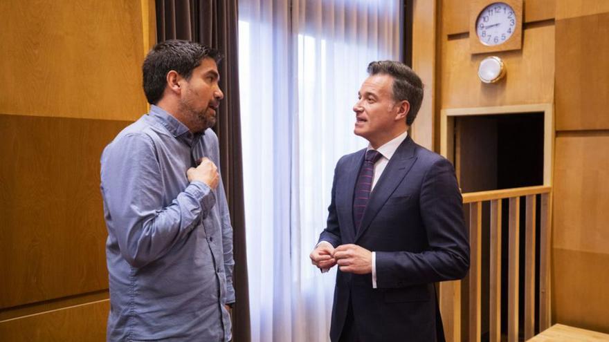 Horacio Royo (PSOE) y Víctor Serrano (Cs) en una imagen de archivo.