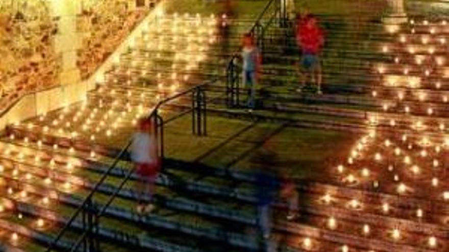 La parte antigua estará iluminada con 40.000 velas el fin de semana