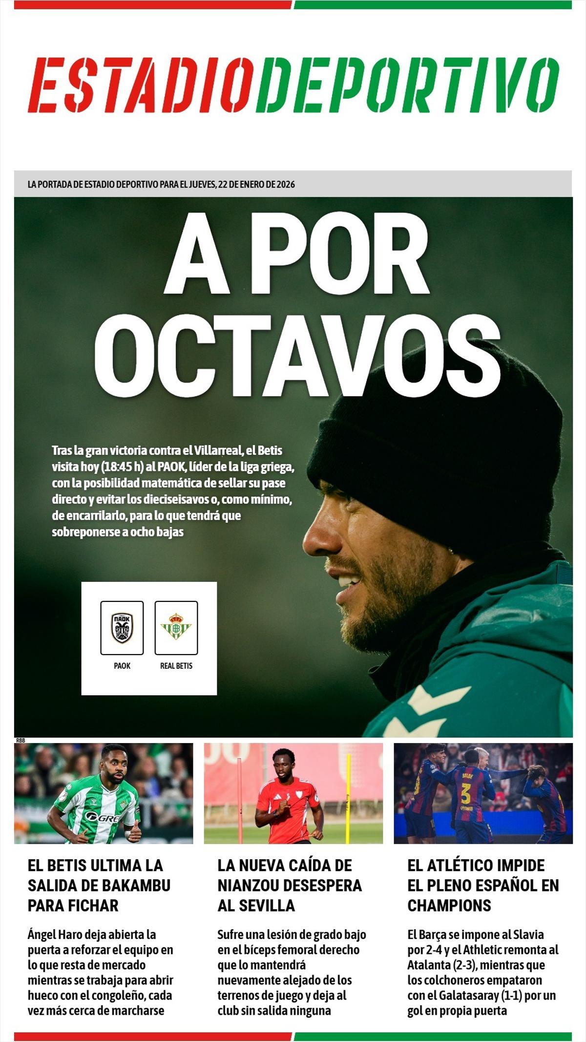 Estas son las portadas de la prensa deportiva de hoy