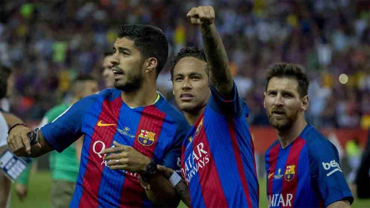 Neymar mantiene una buena relación con Luis Suárez y Messi