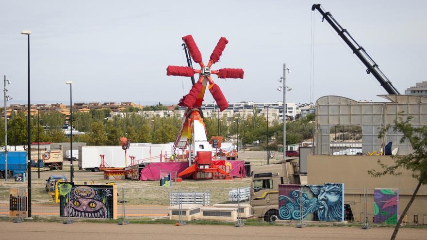 En imágenes | Puesta a punto del Recinto Ferial de Valdespartera para las Fiestas del Pilar