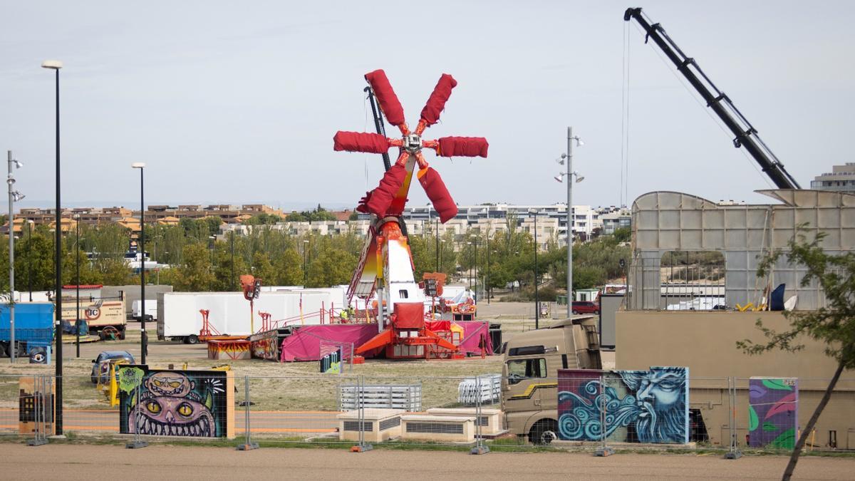 En imágenes | Puesta a punto del Recinto Ferial de Valdespartera para las Fiestas del Pilar