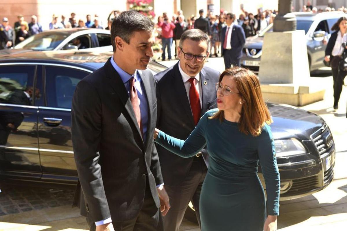 Visita de Pedro Sánchez en Cartagena