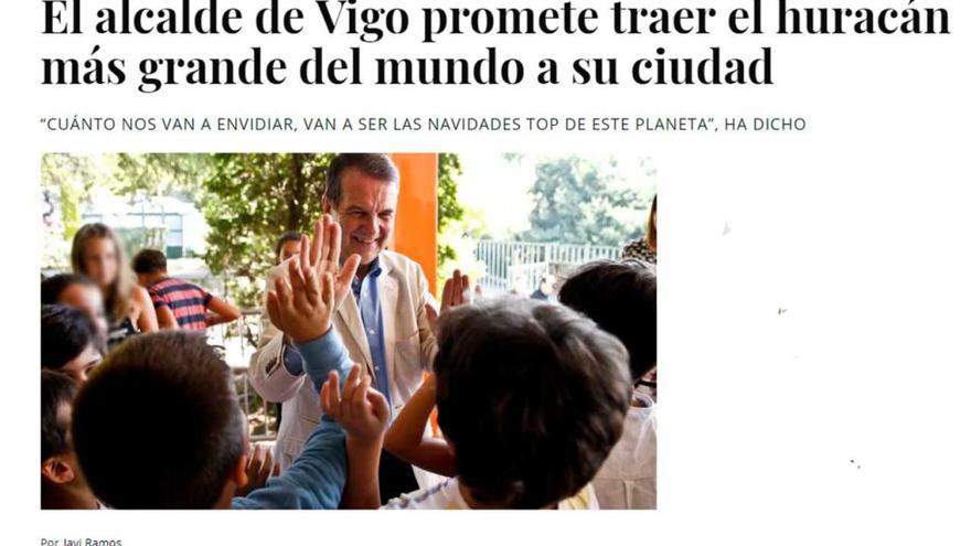 La noticia de El Mundo Today.