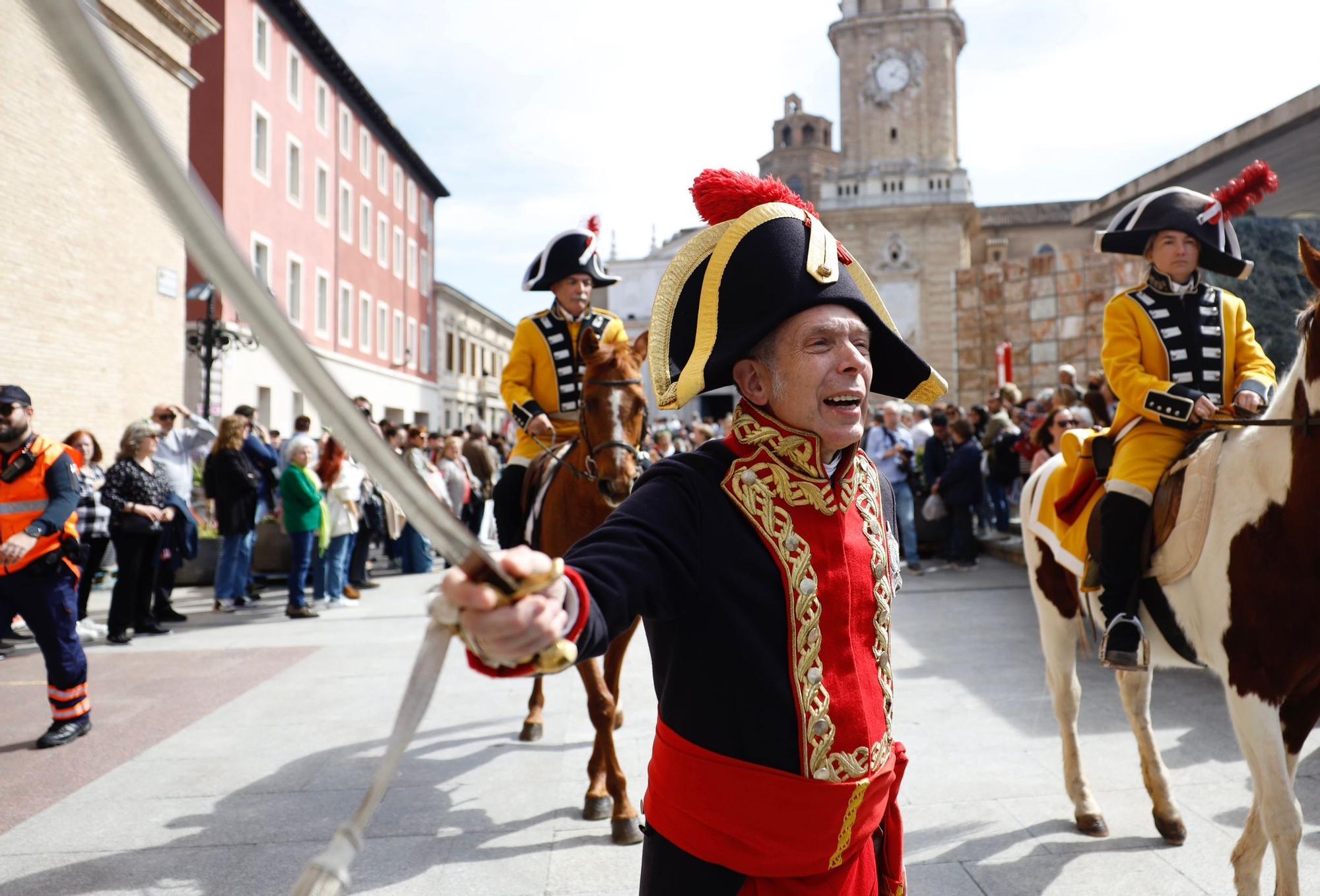 Zaragoza se engalana para recrear los Sitios de 1808