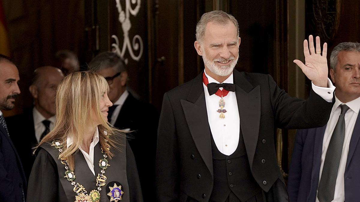 El rey Felipe VI asiste a la apertura del año judicial