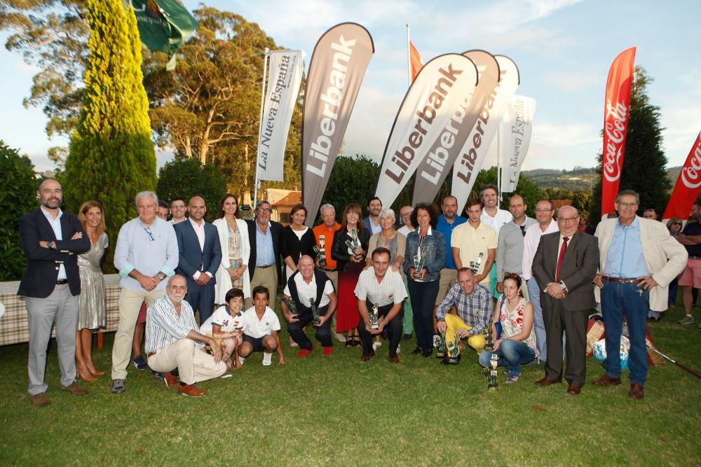 Entrega de premios del torneo de golf LA NUEVA ESPAÑA trofeo Liberbank