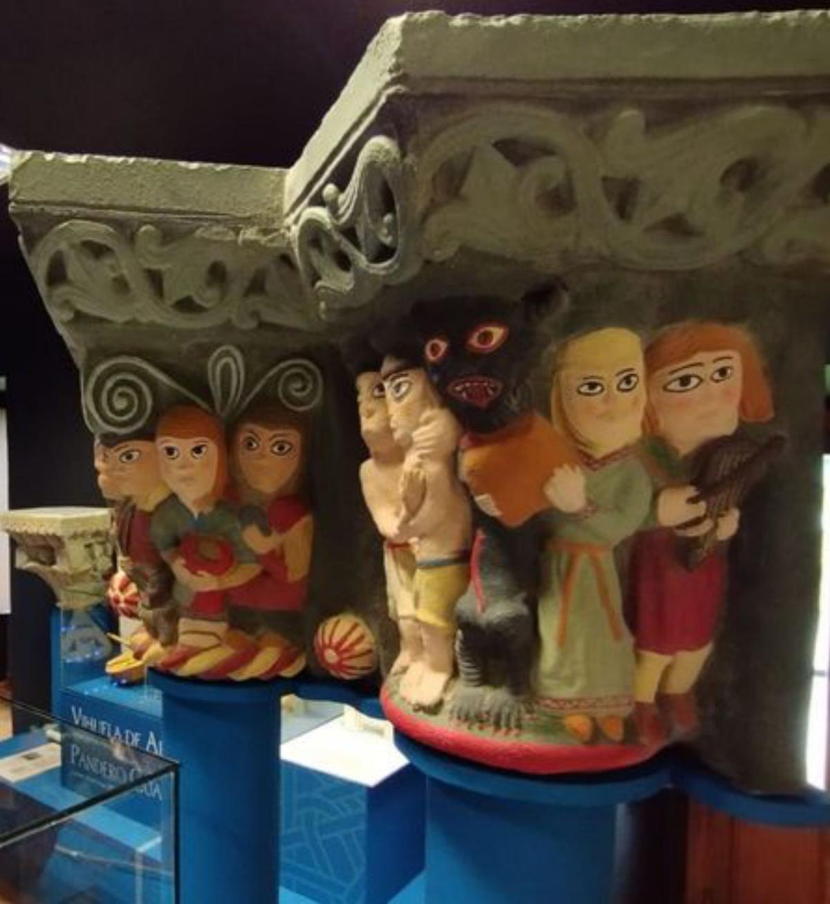 Los capiteles policromados. | M. Á. G.