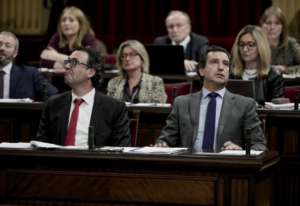 Pleno del Parlament del día 18 de febrero de 2020