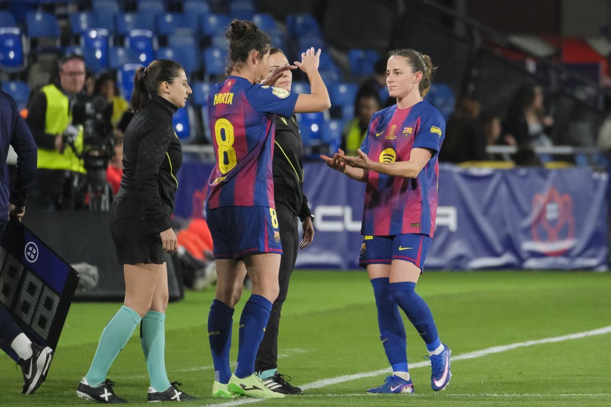 La Final de la Copa de la Reina entre el FC Barcelona y Atlético de Madrid, en el estadio de Gran Canaria