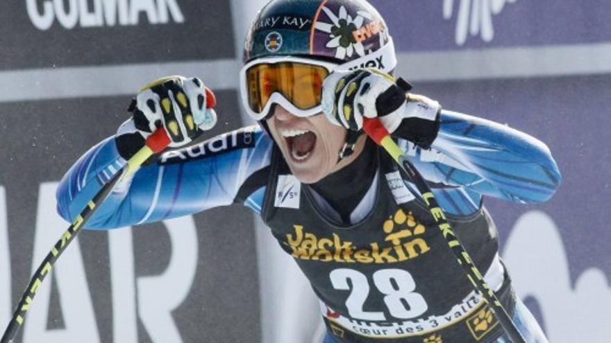 Carolina Ruiz se impone en el descenso de Meribel