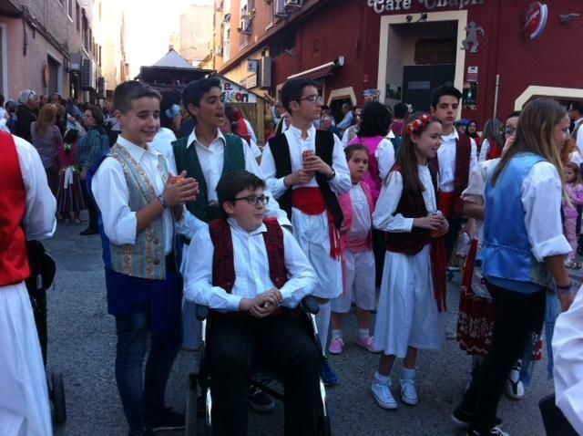 Desfile de Carrozas de San Isidro en Mula