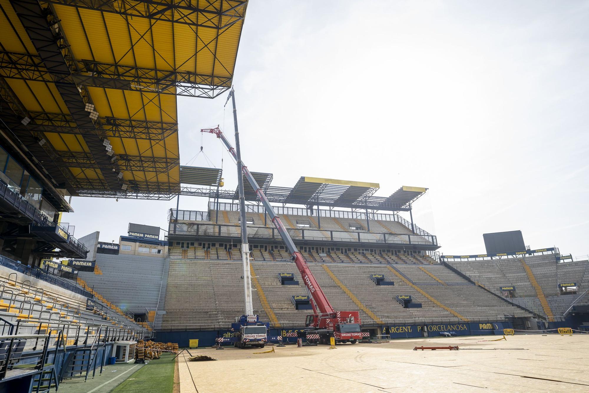 Así está siendo el inicio de las obras del Estadio de la Cerámica