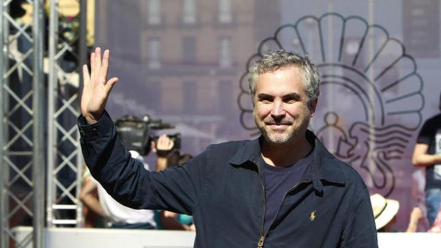 El directo mexicano Alfonso Cuarón en el Zinemaldia 2013.