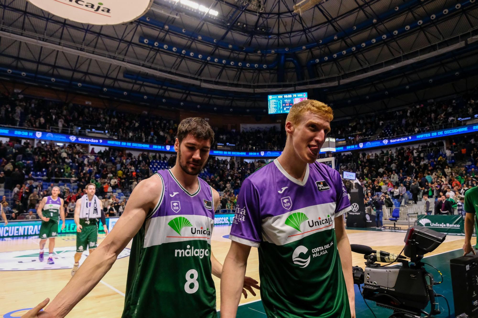 El Unicaja - Casademont Zaragoza de la Liga Endesa, en imágenes