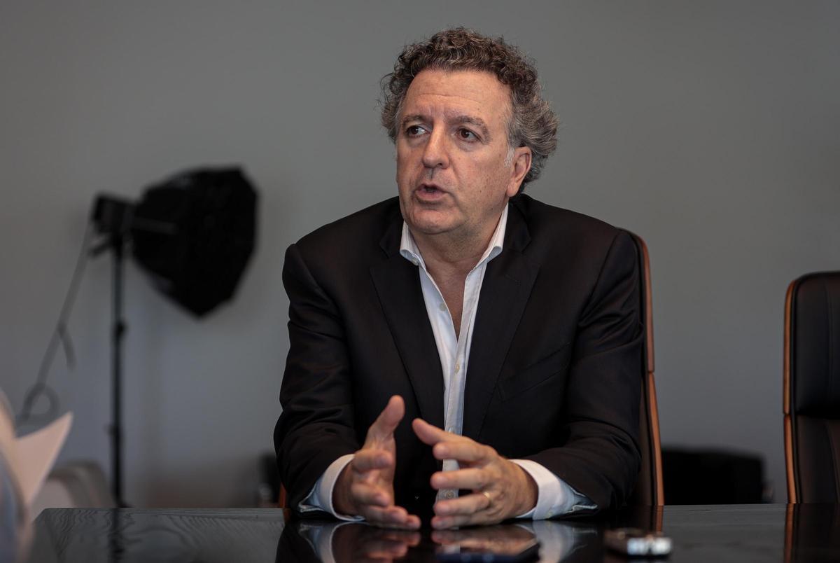 Jaime Buxó, durante la conversación que mantuvo con este diario.