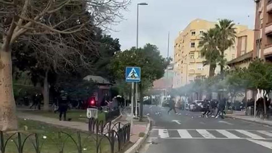 El Frente Bokeron y el Frente Atlético protagonizaron una reyerta en la previa de la jornada de Copa del Rey